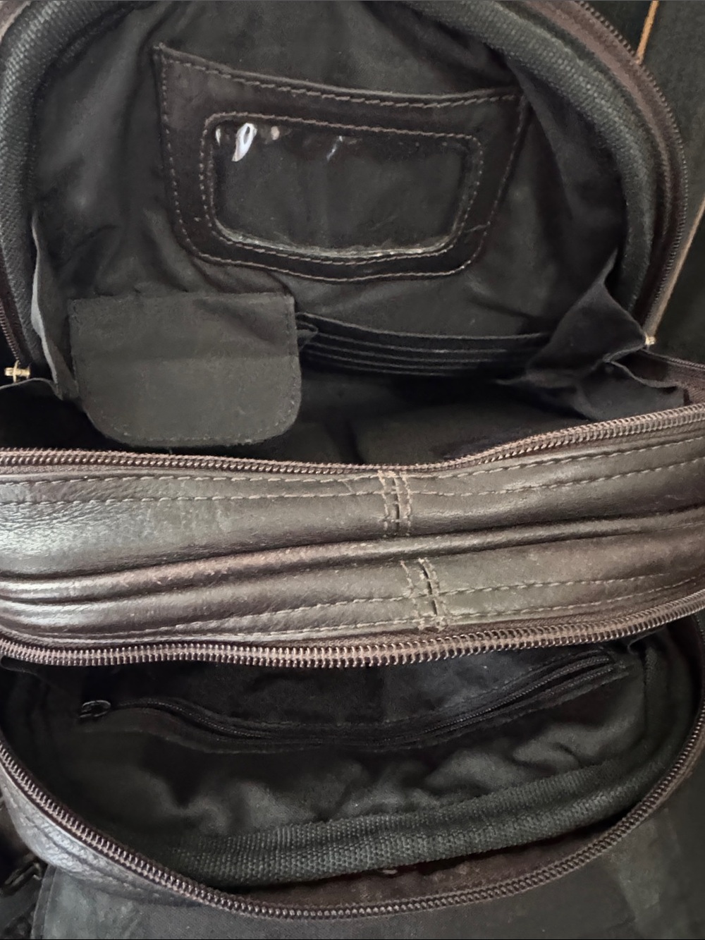 Brown Leather Backpack - Classic Carry - Picture 9 of 11
